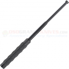 Smith & Wesson Tactical Baton (16 Inch) Thermoplastic Polyester Elastomer Handle + Black Denier Hard Case Sheath BAT16H