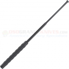 Smith & Wesson Tactical Baton (24 Inch) Thermoplastic Polyester Elastomer Handle + Black Denier Hard Case Sheath BAT24H