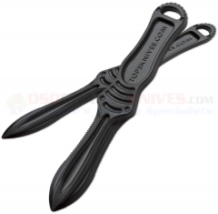 TOPS Knives NUK-01 Nuk Knife Single (3.25 Inch Black Plastic Blade) Poly Resin Construction NUK01BK