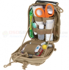 MaxPedition 226K FR-1 Combat Medical First Aid Pouch (Khaki) 7x5x3 Inch Main Compartment MX226K