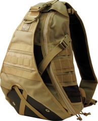 MaxPedition 410K Monsoon GearSlinger Shoulder Pack Khaki (Tactical Messenger Hydration Pistol Bag) MX410K