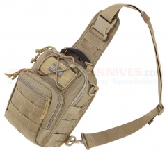 MaxPedition 419K REMORA GearSlinger Shoulder Pack Khaki (Tactical Concealed Carry Pistol Bag) MX419K