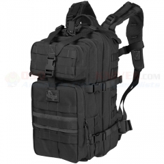 MaxPedition 513B Falcon II Tactical Backpack Black (1520 cu. in. / 25 Liters Capacity) Hydration Compatible 1050-Denier Ballistic Nylon Fabric MX513B