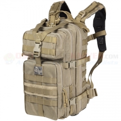 MaxPedition 513K Falcon II Tactical Backpack Khaki (1520 cu. in. / 25 Liters Capacity) Hydration Compatible 1050-Denier Ballistic Nylon Fabric MX513K