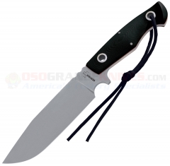 Boker Plus Voxknives Rold Camp Knife Fixed (6.13 Inch D2 Stonewashed Plain Blade) Black G10 Handle + Kydex Sheath 02BO272