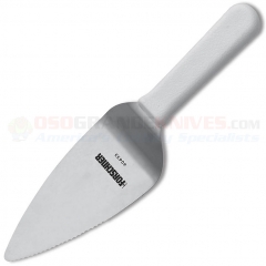 Victorinox Pie Server Knife (2.5x4 Inch Wavy Serrated Edge High Carbon Stainless Steel Blade) White Polypropylene Handle VN7.6259.12 40433