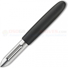 Victorinox 41891 Peeler (2.25 Inch Right/Left Handed Blade Peeling Knife) Black Polypropylene Handle