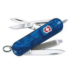 Victorinox Swiss Army Signature Lite Multi-Tool Pocket Knife with LED (2.28 Inches Closed) Translucent Sapphire Handle 0.6226.T2-033-X1 (Old Sku 53188)