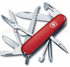 Victorinox Swiss Army Fieldmaster Multi-Tool Knife (91mm 3.58 Inches Closed) Polished Red Cellidor Handle 1.4713.033-X2 (Old Sku 53931)