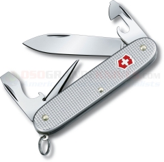 Victorinox Swiss Army Pioneer Multi-Tool Pocket Knife (91mm 3.6 Inch Silver Alox Aluminum Handle) 0.8201.26-X2 (Old Sku 53960)