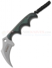 Columbia River CRKT Folts Keramin Neck Knife (2.31 Inch Bead Blast Plain Blade) Polished Resin Infused Fiber Handle + Zytel Sheath 2389
