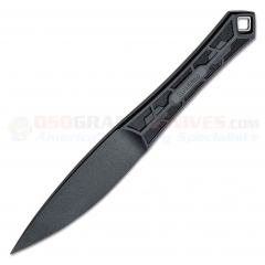 Kershaw Project ATOM Interval Dagger Knife Fixed (3.5 Inch PA-66 Glass Fiber Plastic Non-Metal Blade and Handle) No Sheath KS1399