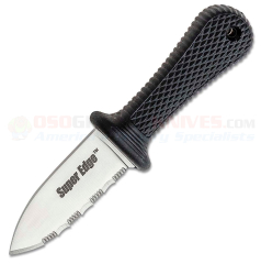 Cold Steel 42SS Japanese Super Edge Neck Knife Key Chain Knife (2 Inch Serrated Blade) Kray-Ex Handle Secure-Ex Sheath
