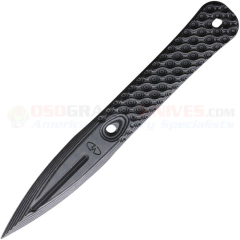 VZ Grips Executive Gen 2 G10 Hydra Dagger Non-Detectable Knife Fixed (2.75 Inch Double-Edge Non-Metal G-10 Blade) Black/Gray G10 Hydra Pattern Handle VZEXEC2BG