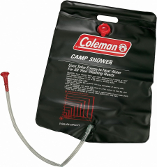 Coleman Shower Bag 5 Gallon PVC Solar Heated Water Camp Shower - On/Off Valve CO827A706T