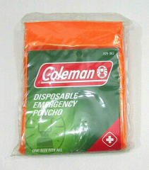 Coleman Emergency Poncho, Disposable, Child Size 825-367K
