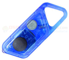 ASP Mirage Microlight Flashlight Blue LED Crystal/Blue Body (Blue LED Wearable Light) 53850