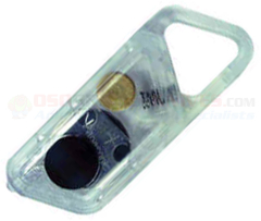 ASP Mirage Microlight Flashlight White LED Crystal/Clear Translucent Body (White LED Wearable Light) 53801