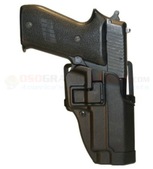 BLACKHAWK! CQC SERPA Holster (Fits Sig 220/226) High Performance Carbon Fiber (Includes Belt Loop + Paddle) Right Hand 410506BK-R