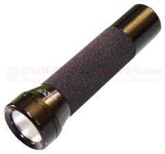 ASP Triad Tac-Lite Flashlight Rare-Vintage (240 Lumen Xenon Incandescent Lamp w/ Adjustable Beam) Black Aluminum Body w/ Foam Vinyl Grip (New Old Stock) ASP53000