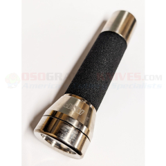 ASP Triad II Flashlight Rare-Vintage Nickel Electroless Gold (240 Lumen Xenon Incandescent Lamp w/ Adjustable Beam) Aluminum Body w/ Foam Vinyl Grip (New Old Stock) ASP53008