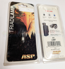 ASP Original Xenon Incandescent Replacement Lamp for the ASP Triad II Flashlight (New Old Stock) ASP53004-2