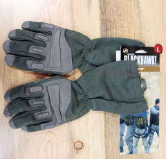 BLACKHAWK! Fury Tactical Gloves with Kevlar (Flash and Flame Resistant Gloves) OD Green Size Large