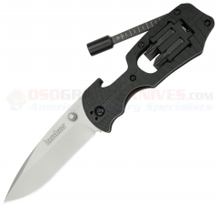 Kershaw 1920 Select Fire Multi-Function Folding Knife (3.37 Inch Bead Blast Plain Blade) GRN Handle KS1920