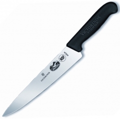 Victorinox Chefs Knife (9.0 Inch High Carbon Stainless Blade) 1.5 Inches Wide at Black Fibrox Handle 40524