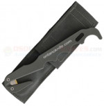 Ontario Model 4 Strap Cutter Rescue Tool #499 (NSN: 4240-01-570-0319) Coyote Brown Aluminum Handle | Forest Green Nylon Pouch 1431