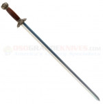 Cold Steel Gim Sword (30 Inch 1050 Spring Steel Blade) Rosewood Handle + Hardwood Scabbard 88G
