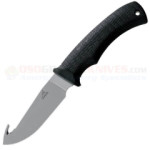 Gerber Gator XGH Hunting Knife Fixed (4 Inch 420HC Bead Blast Plain Gut Hook Blade) Black Gator Grip Handle + Ballistic Nylon Sheath 06906